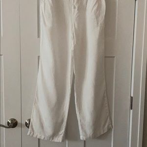 White linen pants XL
